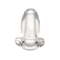 PeepHole Clear Hollow Anal Plug
