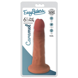 Easy Riders 6 Inch Dual Density Dildo - Light
