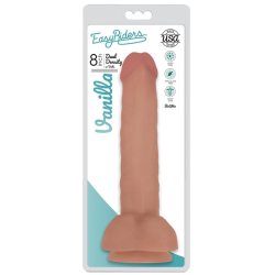 Easy Riders 8 Inch Dual Density Dildo With Balls