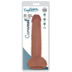 Easy Riders 8 Inch Dual Density Dildo With Balls