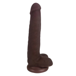 Easy Riders 8 Inch Dual Density Dildo With Balls
