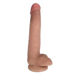Easy Riders 8 Inch Dual Density Dildo With Balls