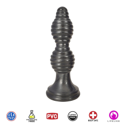 The Queen Ribbed Anal Plug