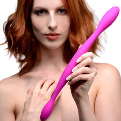 Double Thump 7x Rechargeable Silicone Double Dildo