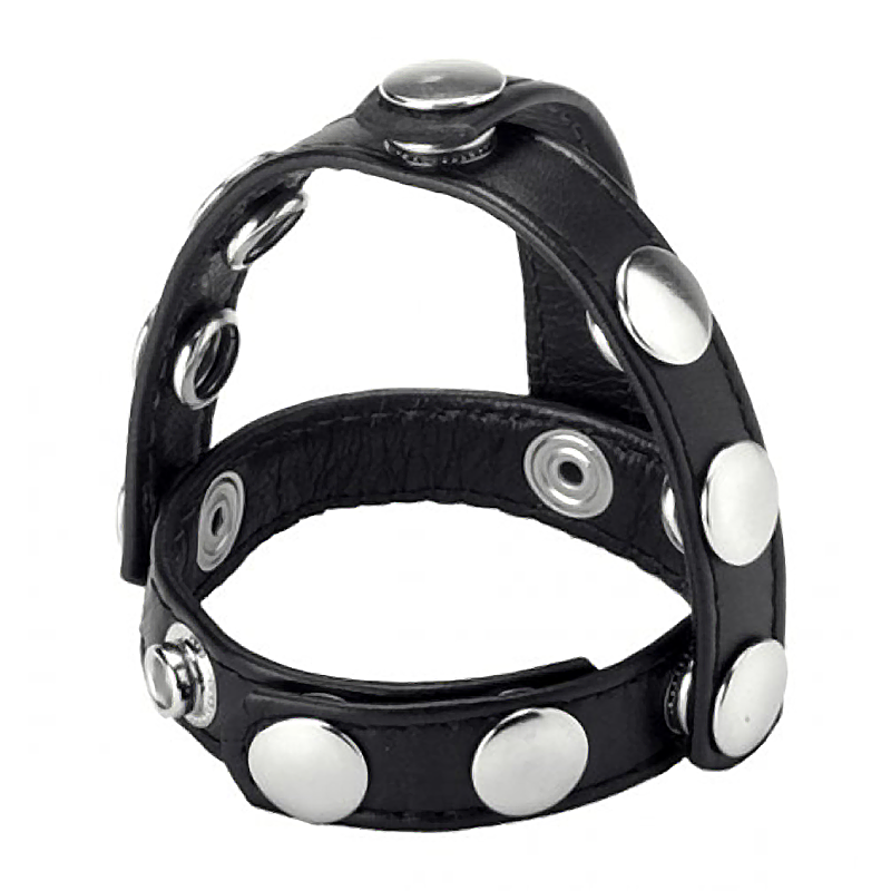 Strict Leather Snap-On Cock & Ball Harness