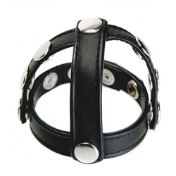 Strict Leather Snap-On Cock & Ball Harness