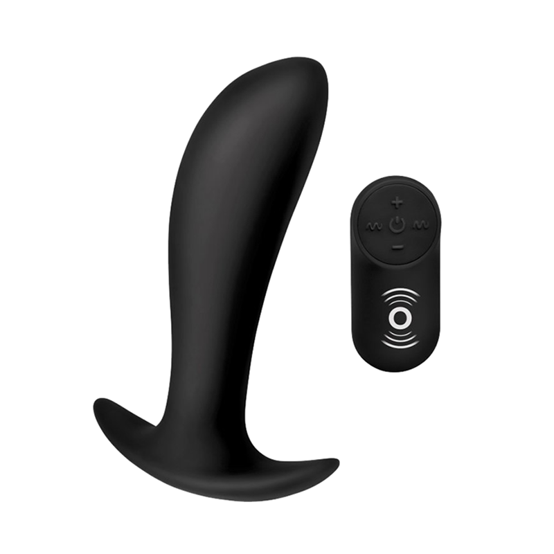 Silicone Prostate Vibrator with Remote Control Silicone Prostate Vibrator with Remote Control