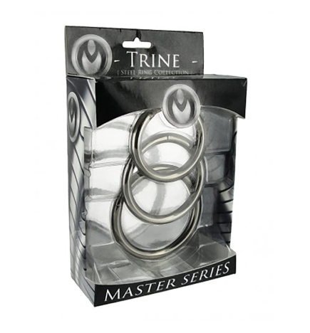 Trine Steel Ring Collection