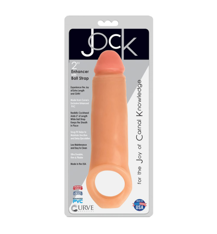 2 Inch Penis Enhancer with Ball Strap