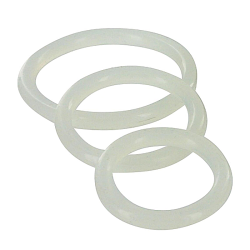 Trinity Silicone Cock Rings Black