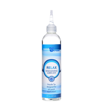 Relax Desensitizing Lubricant With Nozzle Tip - 4 & 8 oz.
