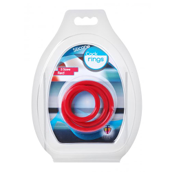 Trinity Silicone Cock Rings Black