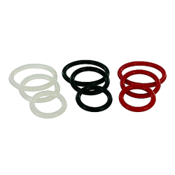 Trinity Silicone Cock Rings Black
