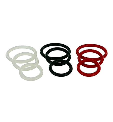 Trinity Silicone Cock Rings Black