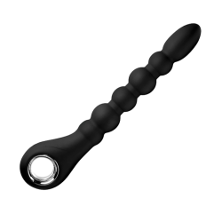 Dark Scepter 10X Vibrating Silicone Anal Beads