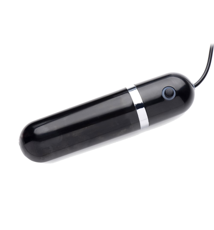 Lightning Stroke Silicone Stroker With Vibrating Bullet
