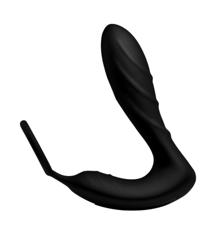 Silicone Prostate Vibrator and Strap with Remote Control