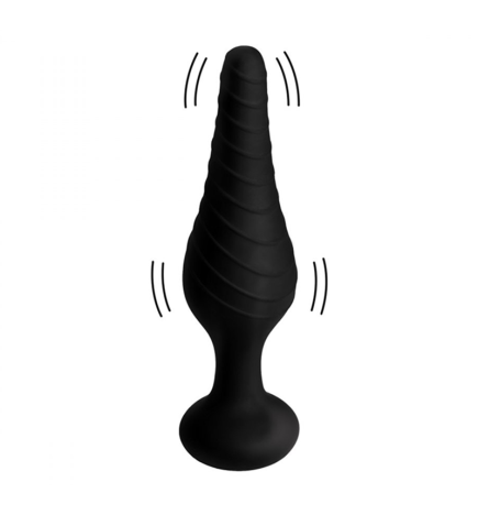Silicone Vibrating Anal Plug With Remote Control