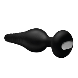 Silicone Vibrating Anal Plug With Remote Control