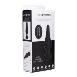 Silicone Vibrating Anal Plug With Remote Control