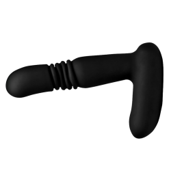 Silicone Thrusting Anal Plug With Remote Control