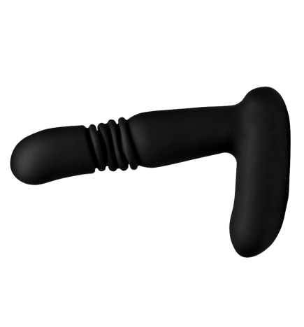 Silicone Thrusting Anal Plug With Remote Control