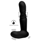 Silicone Thrusting Anal Plug With Remote Control