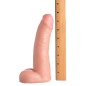 8 Inch Cock Lock Dildo with Balls