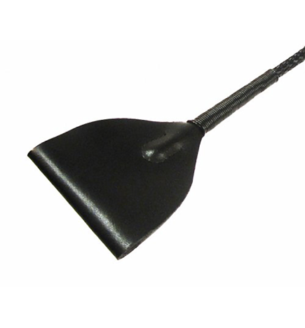 Mare Black Leather Riding Crop