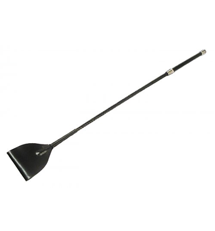 Mare Black Leather Riding Crop
