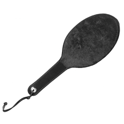 trict Leather Round Leather and Fur Paddle