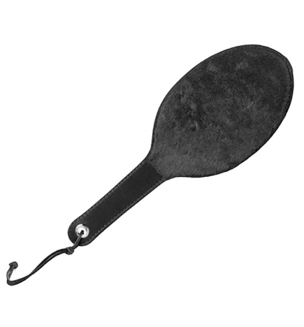trict Leather Round Leather and Fur Paddle