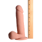 Big Shot Vibrating Remote Control Silicone Dildo