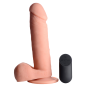 Big Shot Vibrating Remote Control Silicone Dildo