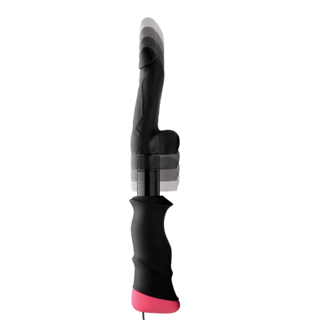 Mega-Pounder Hand-held Thrusting Silicone Dildo