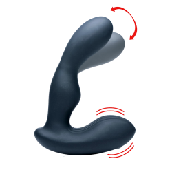 7X P-Stroke Silicone Prostate Stimulator with Stroking Shaft