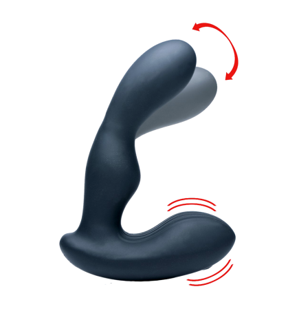 7X P-Stroke Silicone Prostate Stimulator with Stroking Shaft