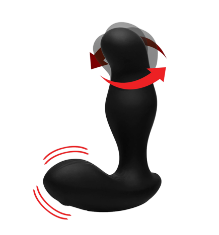7X P-Gyro Silicone Prostate Stimulator with Gyrating Shaft
