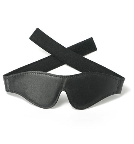 Strict Leather Velcro Blindfold