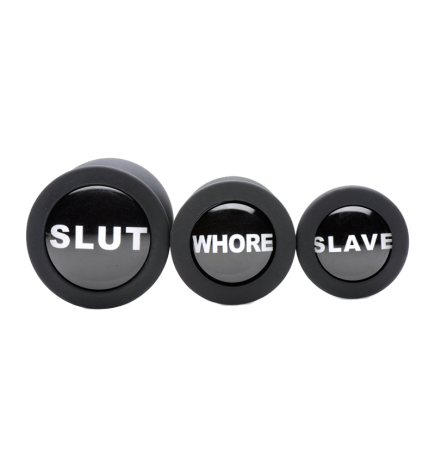 Dirty Words Anal Plug Set