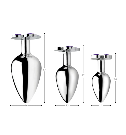 Flower Hearts Anal Plug Set