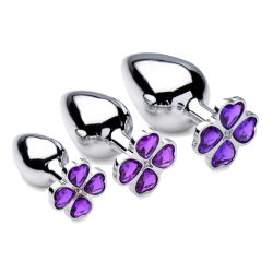 Flower Hearts Anal Plug Set