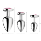 Pink Heart Anal Plug Set