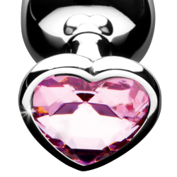 Pink Heart Anal Plug Set