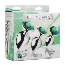 Emerald Gem Anal Plug Set