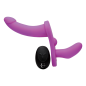 Double Take 10X Double Penetration Vibrating Strap-on Harness
