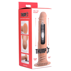 Kinetic Thumping 7X Remote Control Dildo