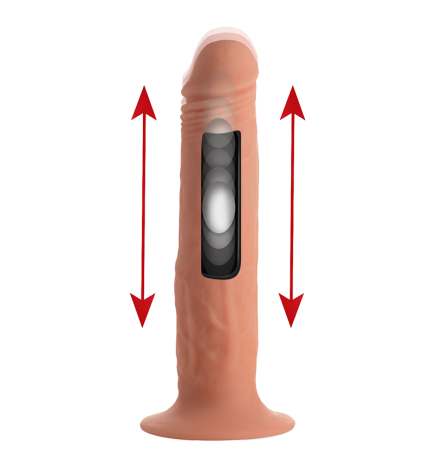 Kinetic Thumping 7X Remote Control Dildo