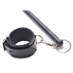Leather Wrapped Spreader Bar with Cuffs