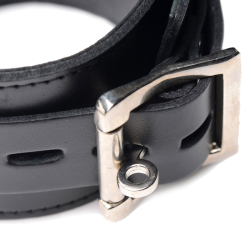 Leather Wrapped Spreader Bar with Cuffs